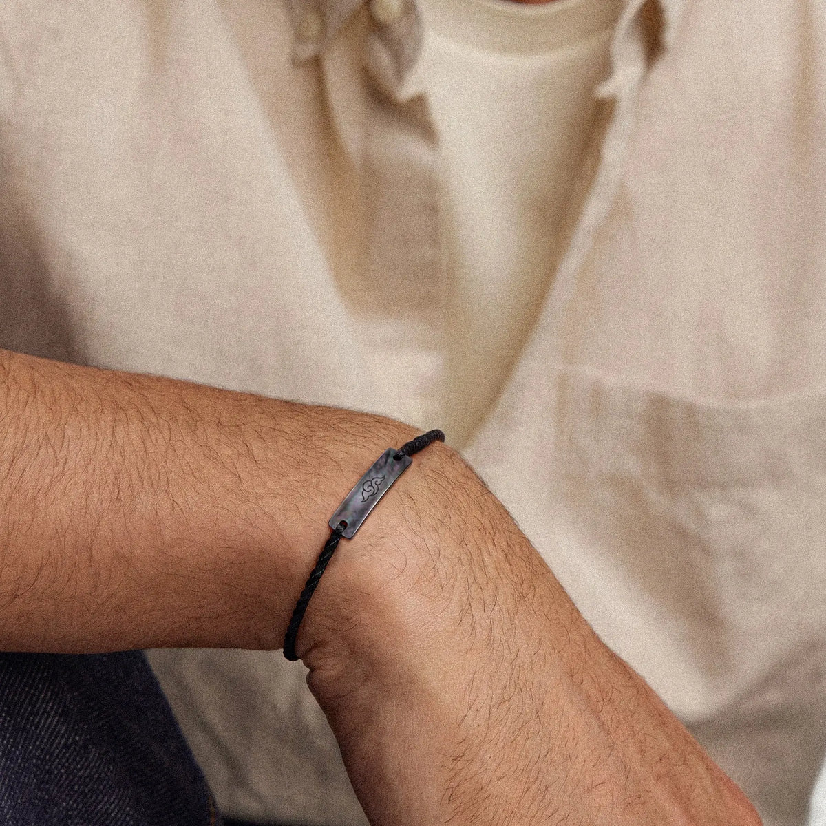Lucky Bracelet with Mother-of-Pearl Charm