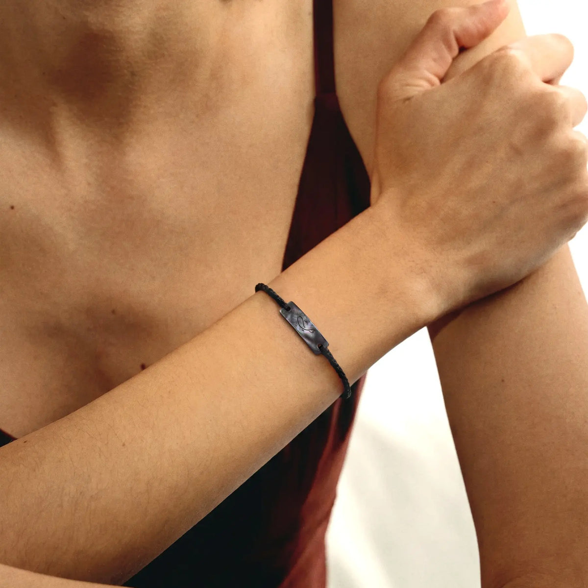 Lucky Bracelet with Mother-of-Pearl Charm