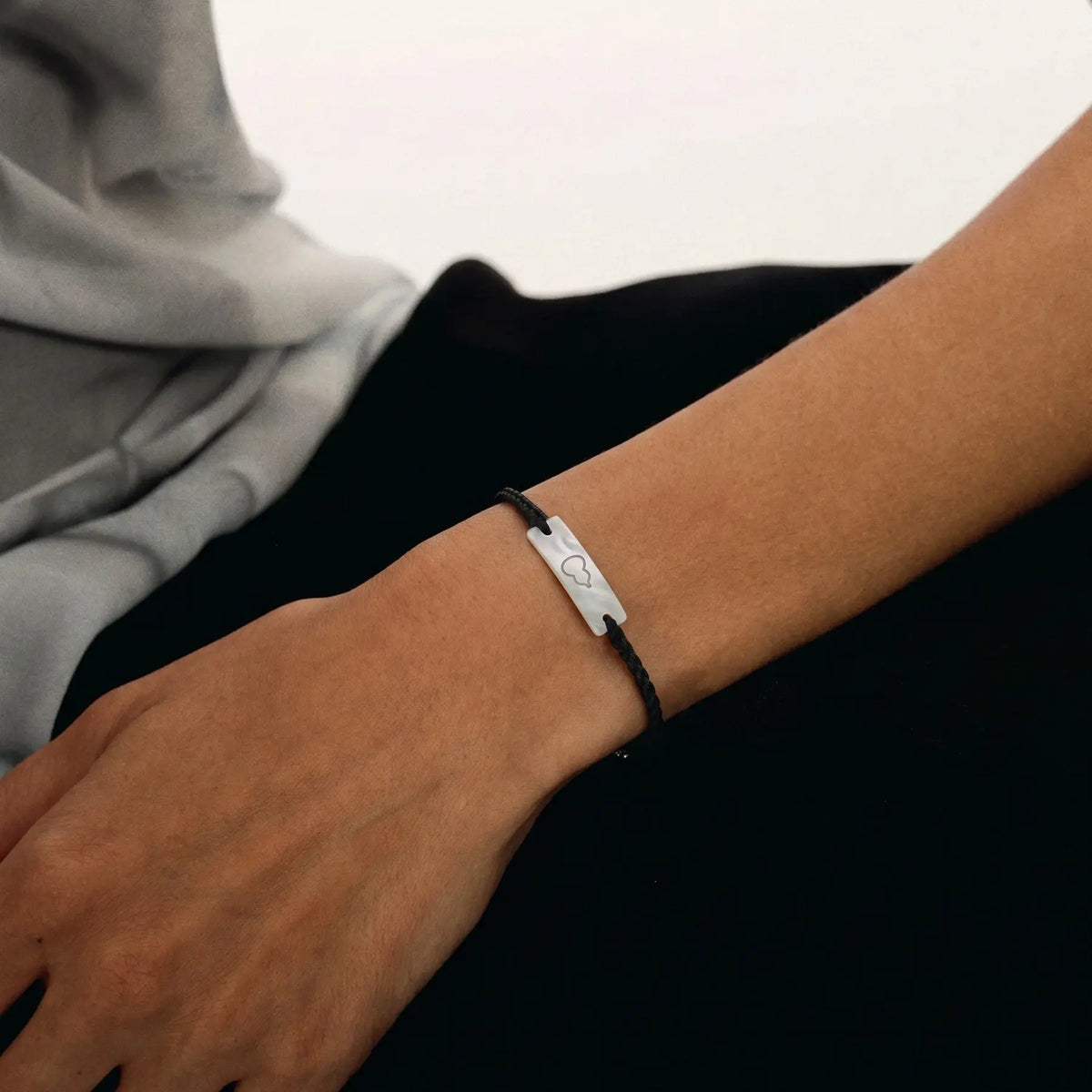 Lucky Bracelet with Mother-of-Pearl Charm
